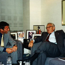 Haider mit US-Außenminister Kissinger