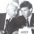 Herbert Kraus und Jörg Haider